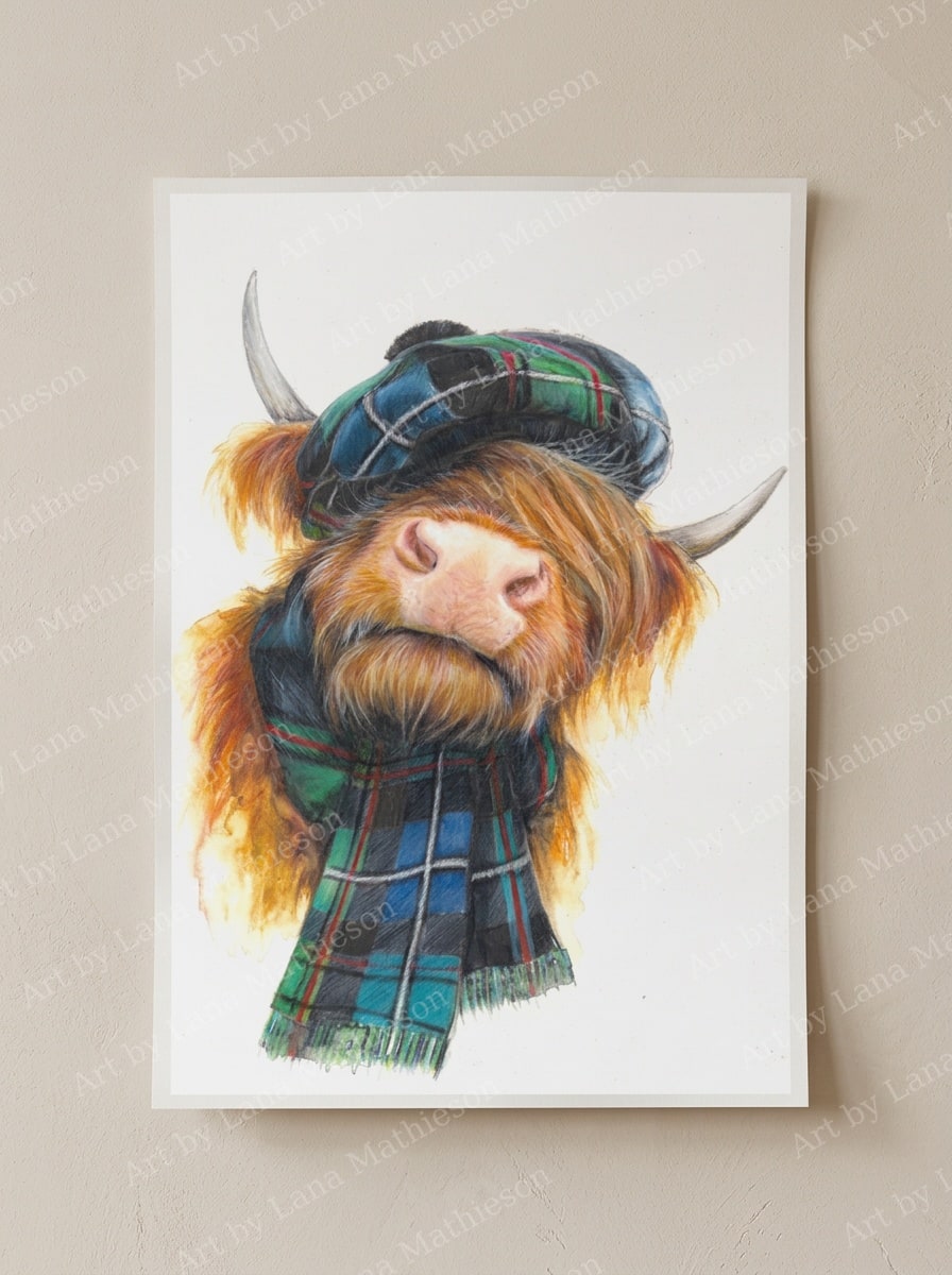 Dornie Macrae design on an A1 scenic poster.
