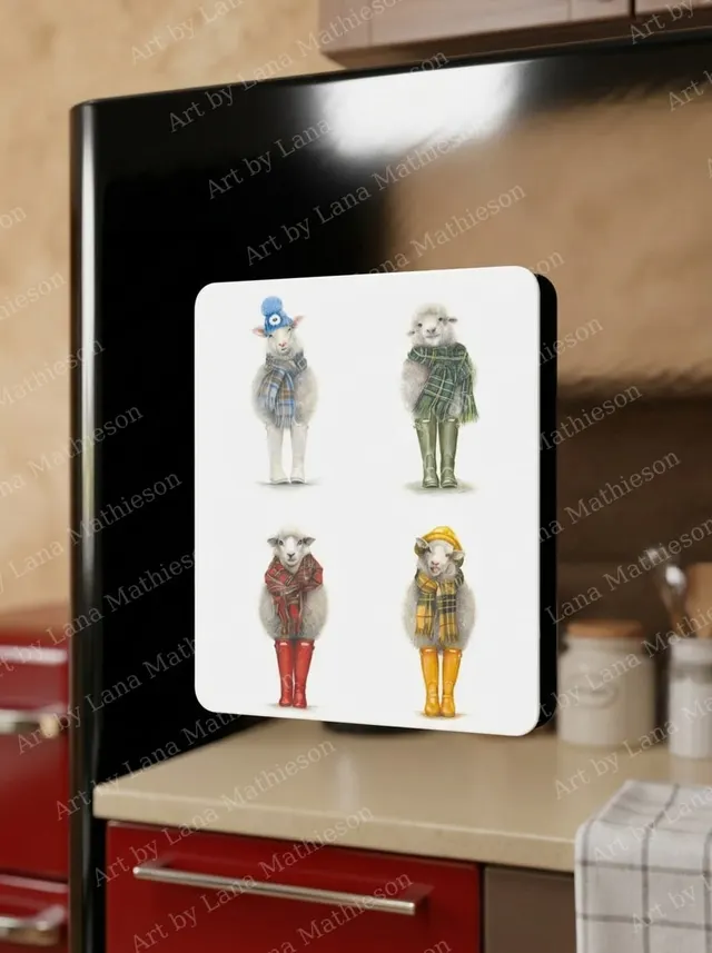 four-seasons-sheeps-fridge-magnet