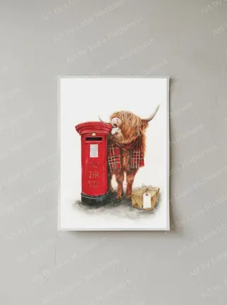 Free Stamp Licks design on an A1 scenic poster.