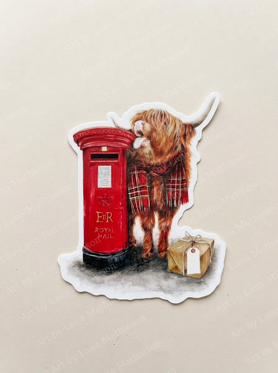 Free Stamp Licks design on a waterproof outdoor sticker.