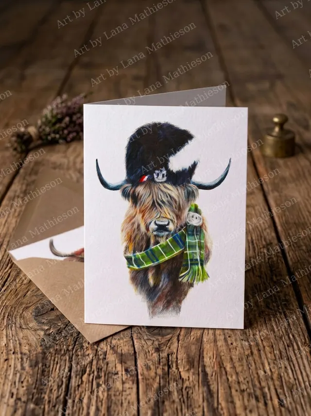 gordon-the-highlander-greeting-card-a6