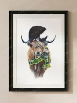 gordon-the-highlander-mounted-fine-art-print
