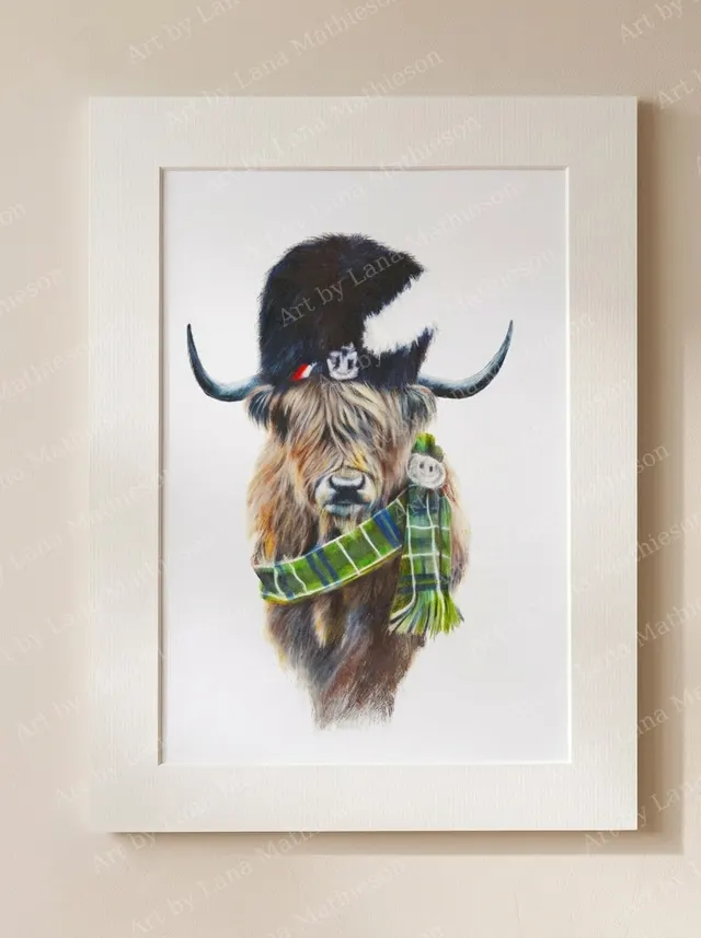 gordon-the-highlander-mounted-fine-art-print