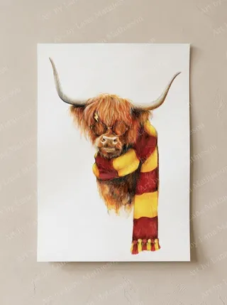 Hairy Potter design on an A1 scenic poster.