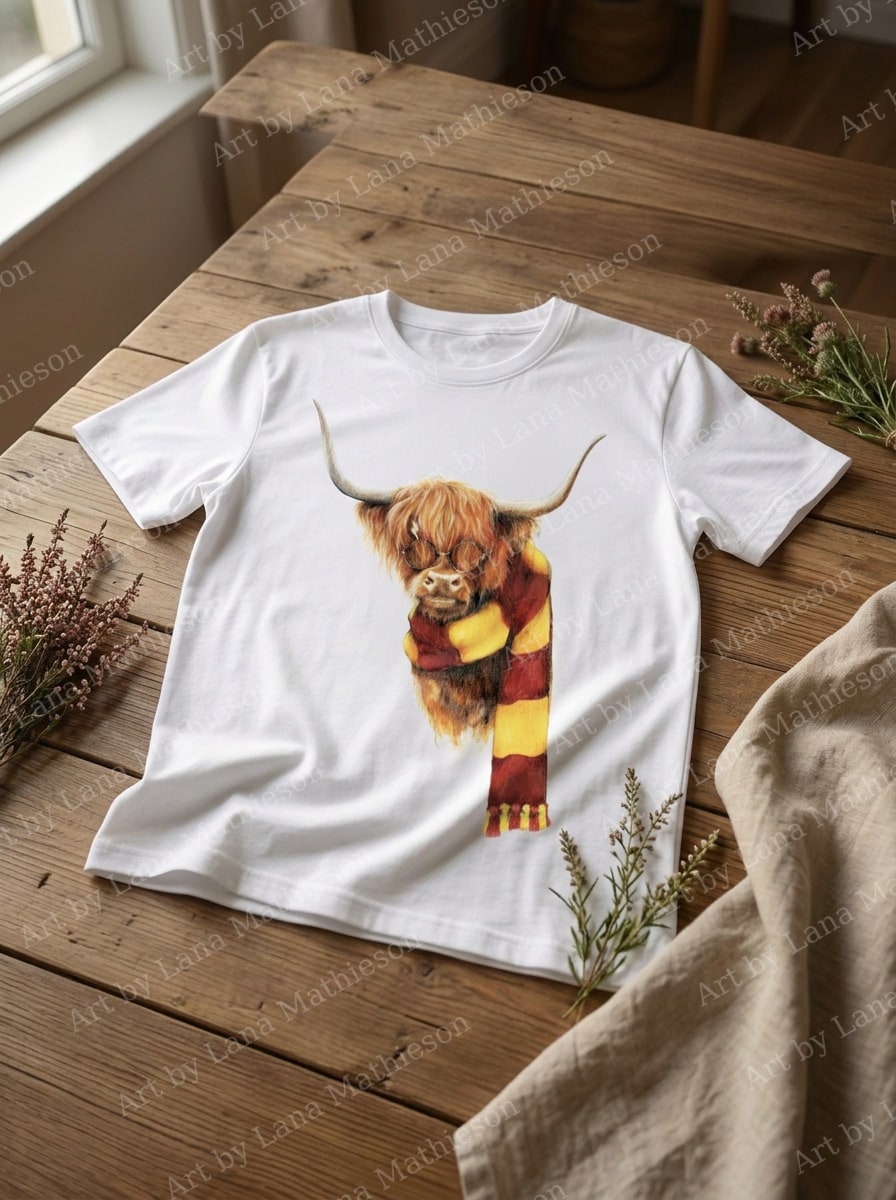 Hairy Potter design on a T-shirt.