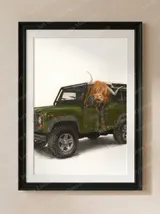highland-driver-mounted-fine-art-print