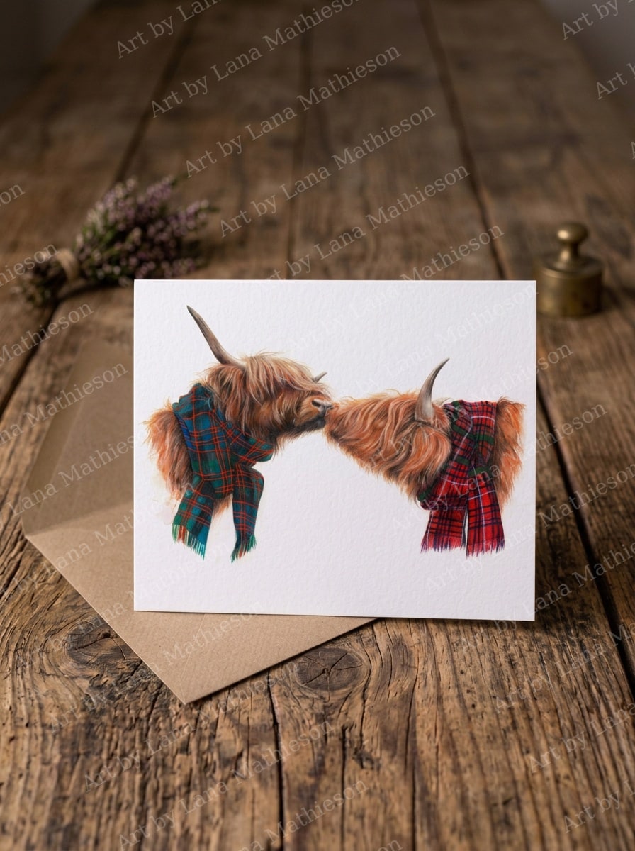 Highland Love - Greeting Card A6