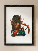 highland-piper-mounted-fine-art-print