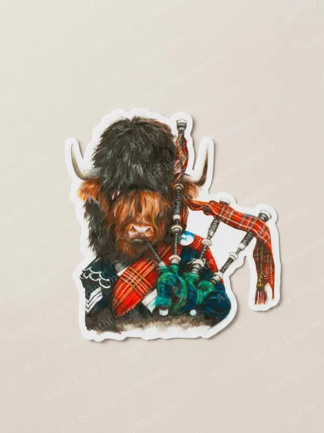 highland-piper-waterproof-outdoor-sticker