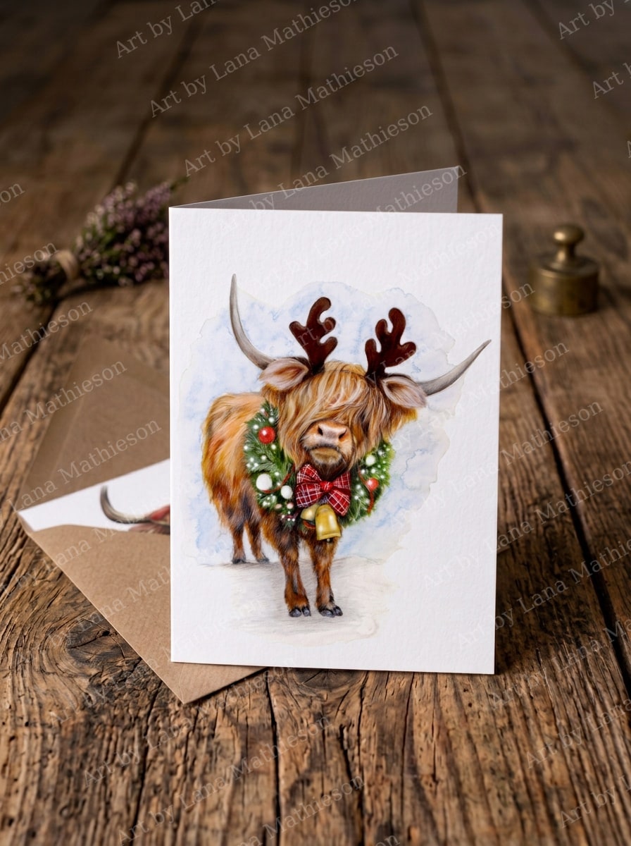 Jinglecoo design on an A6 greeting card.