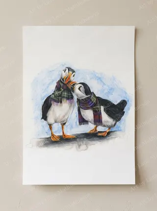 Love on Skye design on an A1 scenic poster.