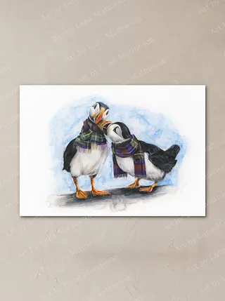 Love on Skye design on an A1 scenic poster.