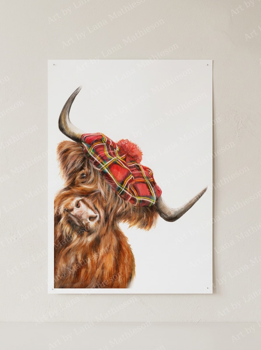 Made in Scotland design on an A1 scenic poster.