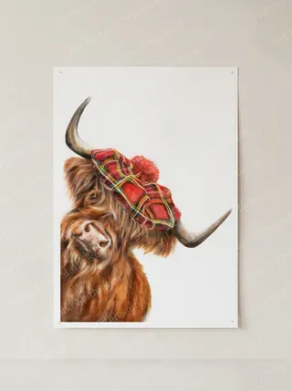 Made in Scotland design on an A1 scenic poster.