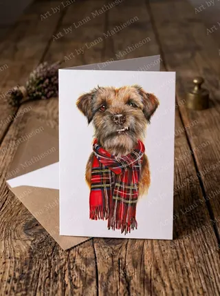 Murray design on an A6 greeting card.
