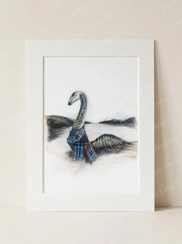 nessie-mounted-fine-art-print