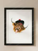 och-aye-the-coo-mounted-fine-art-print