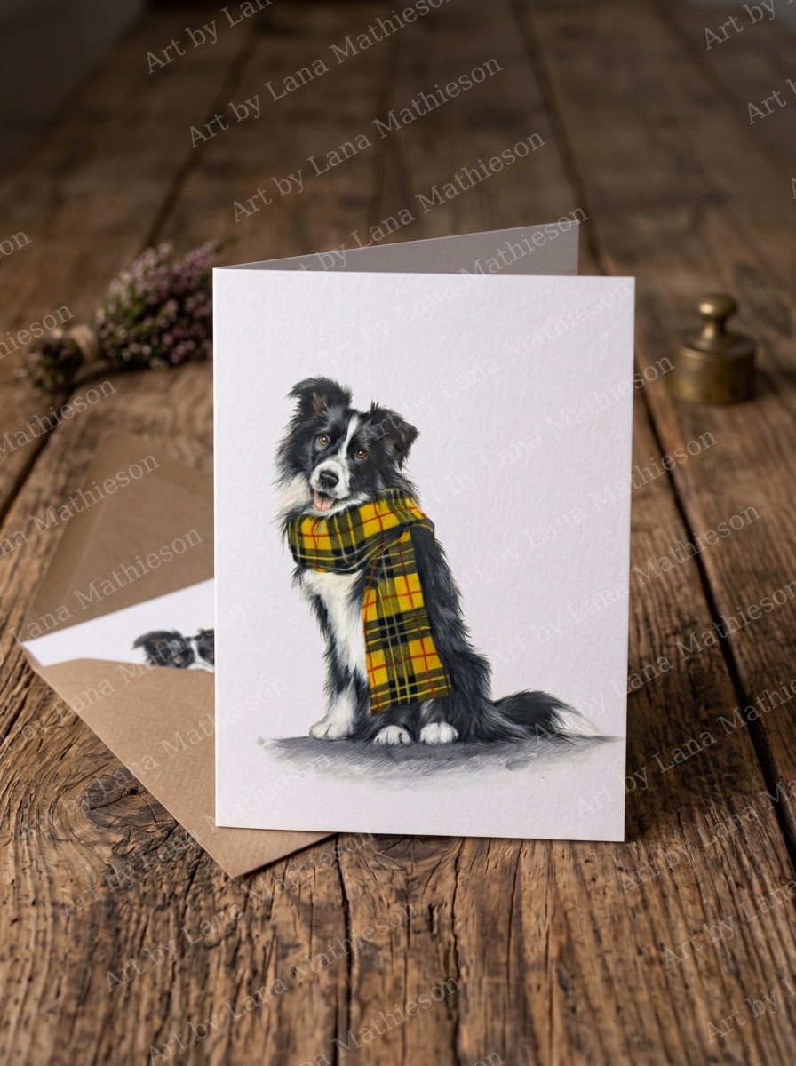 Skye MacLeod design on an A6 greeting card.