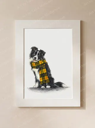Skye MacLeod design on a mounted fine art print.