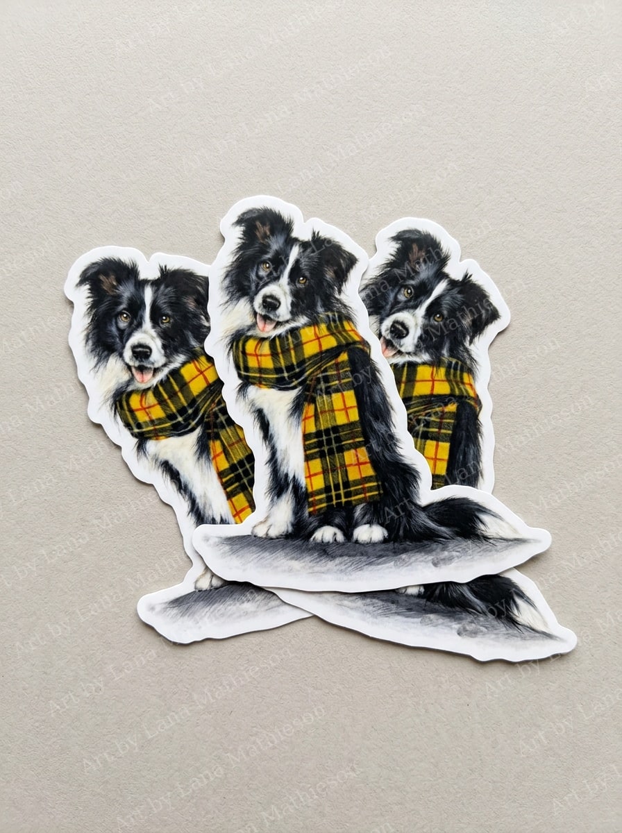 Skye MacLeod design on a waterproof outdoor sticker.
