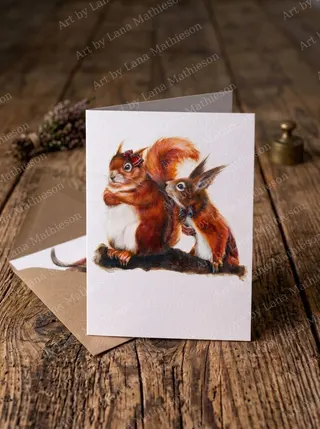 Sorry... design on an A6 greeting card.