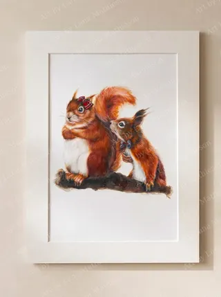 Sorry... design on a mounted fine art print.