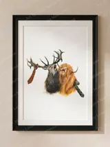 stag-night-mounted-fine-art-print