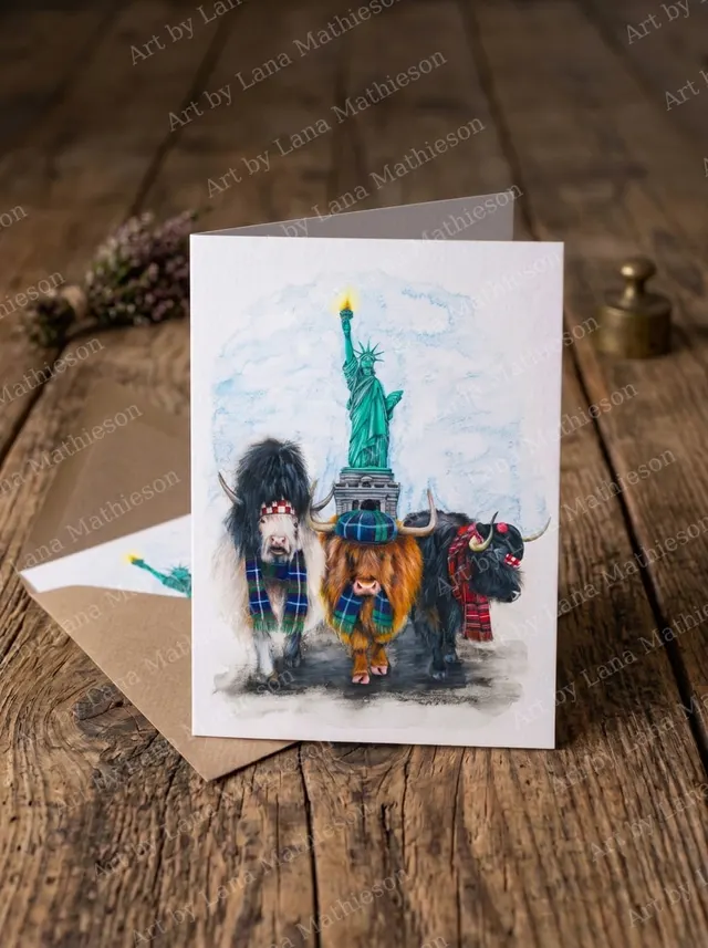 tartan-day-parade-greeting-card-a6
