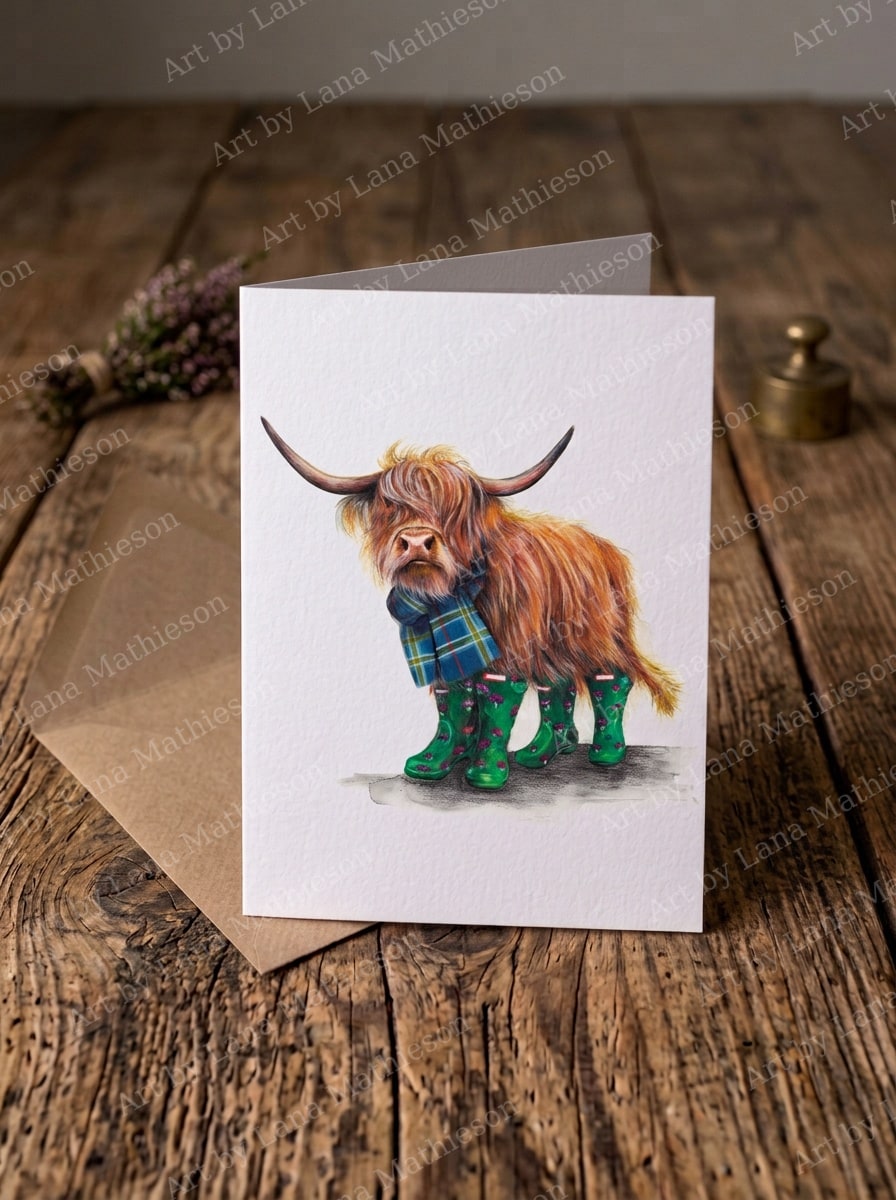 The Beechgrove Gardener design on an A6 greeting card.