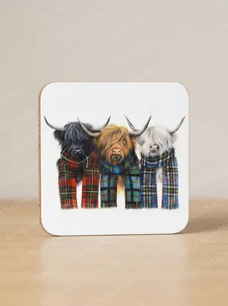 The Colours of the Highlands - Coasters – 4 Pack