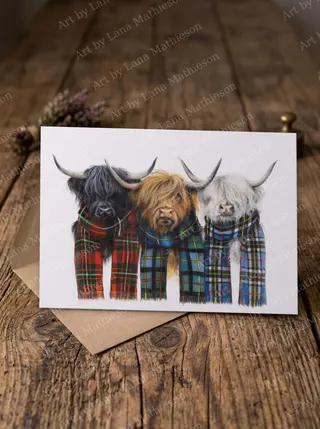 The Colours of the Highlands - Greeting Card A6