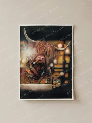 The Drovers Inn design on an A1 scenic poster.