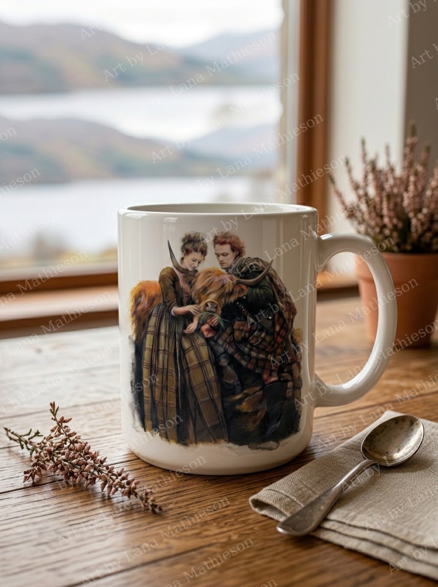 The Ginger Jacobite design on a ceramic mug.