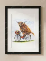 the-kennemerland-coo-mounted-fine-art-print