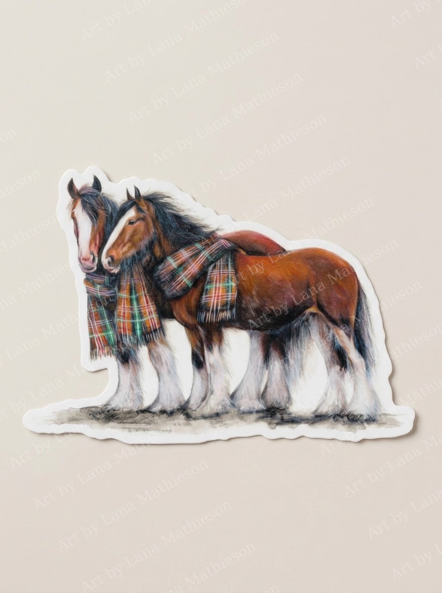The Power of the Clyde design on a waterproof outdoor sticker.