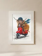 the-road-to-barga-mounted-fine-art-print