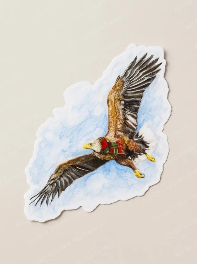 the-sky-over-loch-na-keal-waterproof-outdoor-sticker