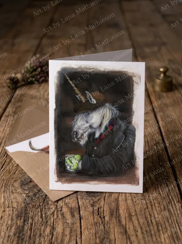 the-unicorn-legend-greeting-card-a6