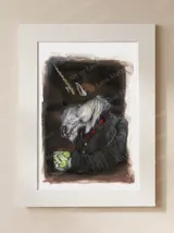 the-unicorn-legend-mounted-fine-art-print